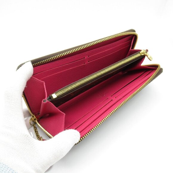 LOUIS VUITTON Brown Monogram Coated Canvas Wallet - Picture 6 of 11